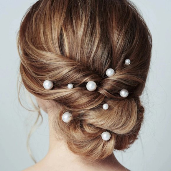 Set of 18 Bridal Hair Pins, Wedding Accessory, Pearl Pin, Wedding Hair C… - Picture 1 of 10